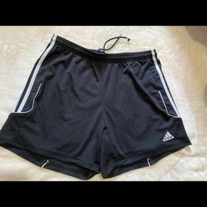Black Adidas climalite shorts